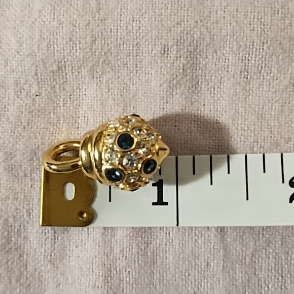 🎈5/$15 Bundle 🎈Elegant Nolan Miller Rhinestone Ball Pendant - Picture 2 of 3